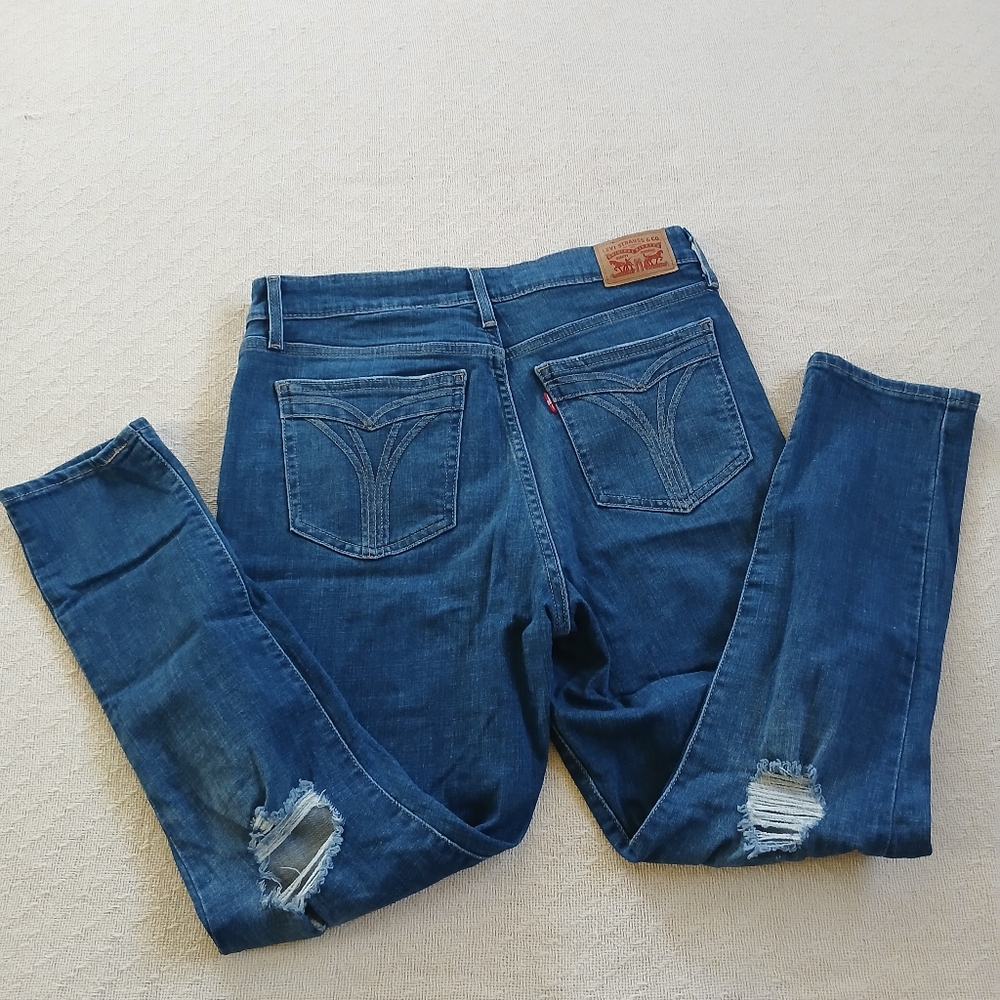 levis 721 high rise skinny jeans 32 indie y2k nostalgia minimal streer style